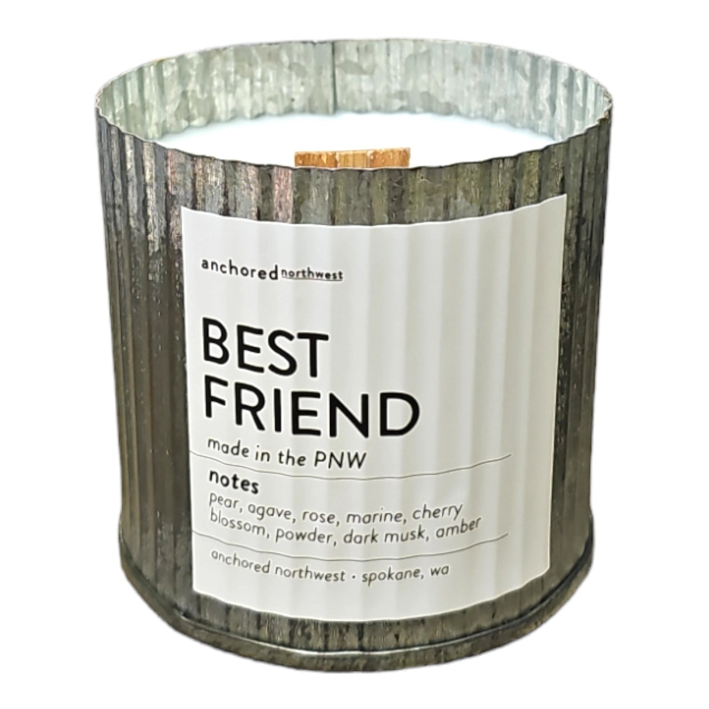 Best Friend Farmhouse Wood Wick Candle