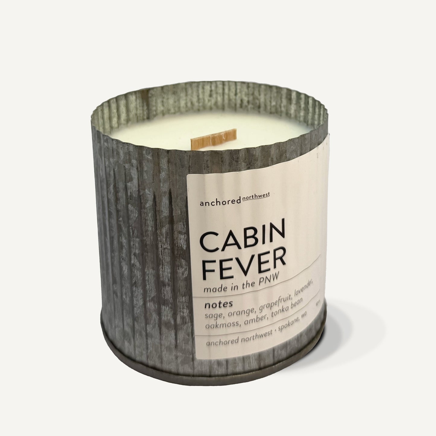 Cabin Fever Farmhouse Wood Wick Candle