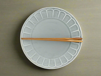 Shinogi Flower Rim Plate